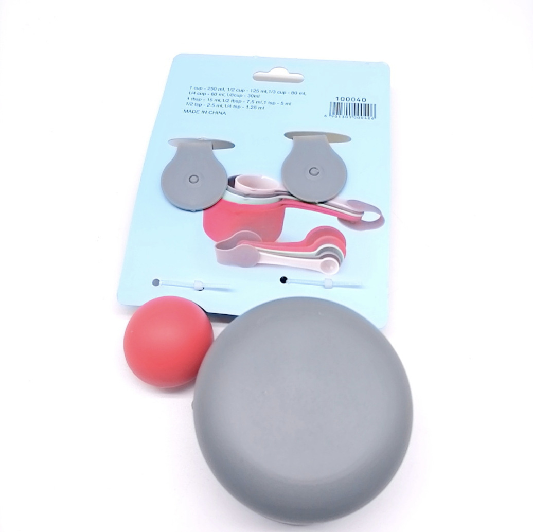 Juego de Cucharas y Tazas Medidoras con Escala para Repostería