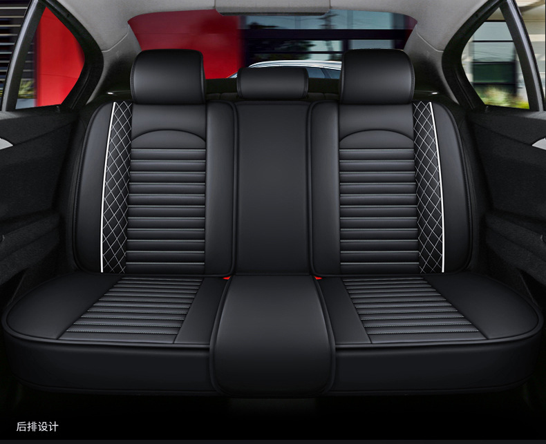 Cross-Border Foreign Trade Wholesale Car Seat Cushion Diamond Leather Breathable Leather Seat Cover All-Season All-Inclusive Seat Cover