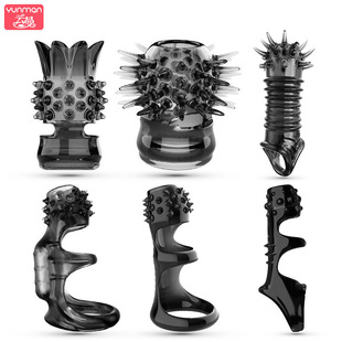Yunman Semen Locking Ring for Men's Foreskin, Anti-Shedding and Anti-Falling Ring, Spiked Thickened Wolf Tooth Set, Sex Toys Wholesale