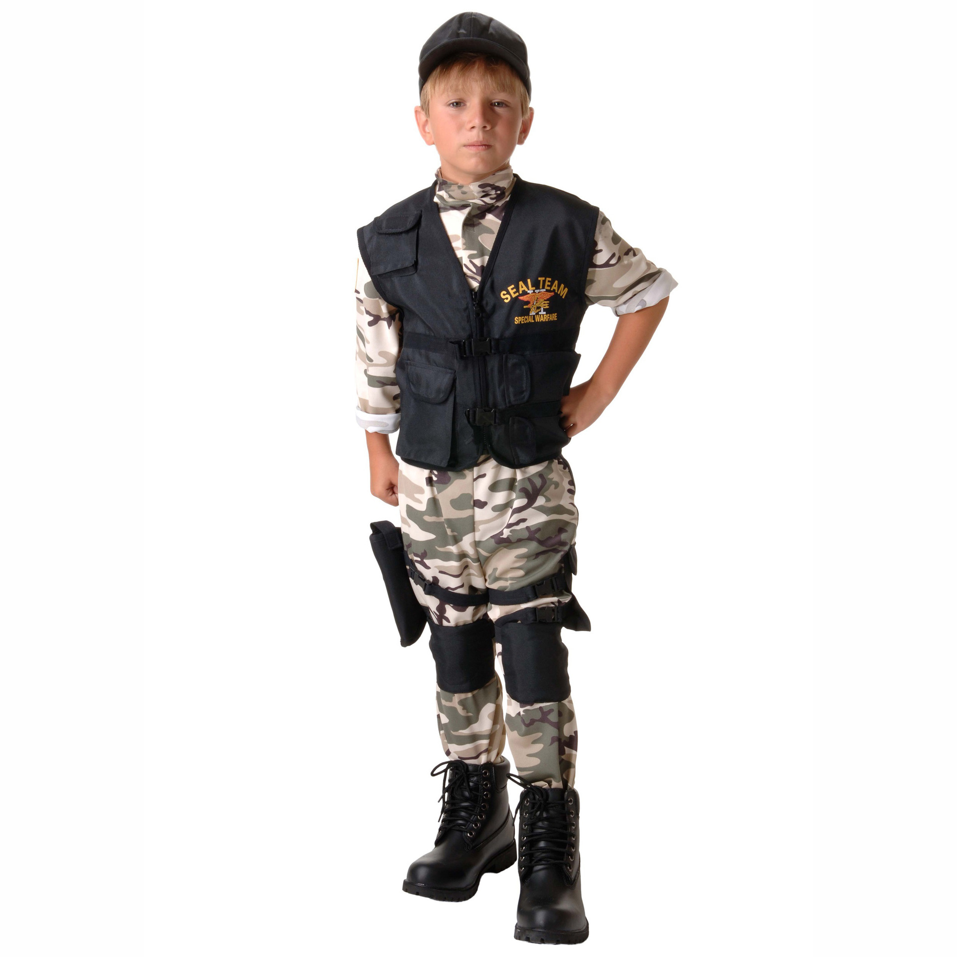 Halloween Special Forces Agent Costume Stage Performance Outfit Show Costume Party Uniform Costume Playing Costume