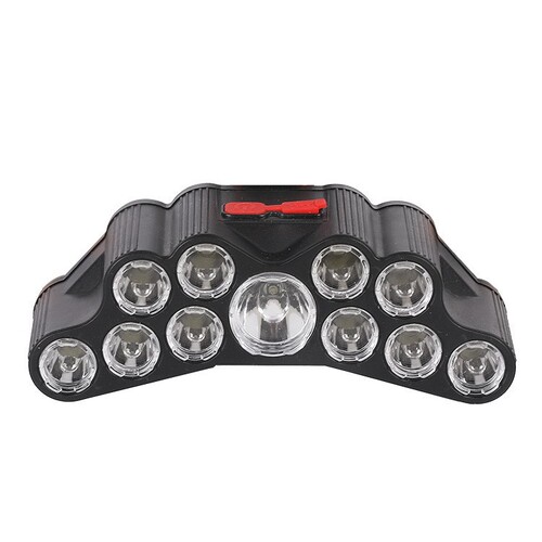 Source factory cross-border LED11 light strong light headlight red and white light charging high-bright head-mounted miner's lamp LED fishing light