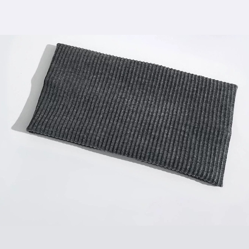 Bandas de punto de borde ancho de cristal para hombres y mujeres a menudo usan 2025 nuevo pañuelo deportivo sudor absorbible bandeja de cabello otoño invierno tocado al por mayor
