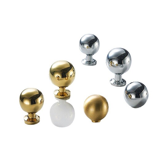 Manufacturer wholesale brass French light luxury ball handle wardrobe door handle cabinet cabinet extremely simple hole small handle