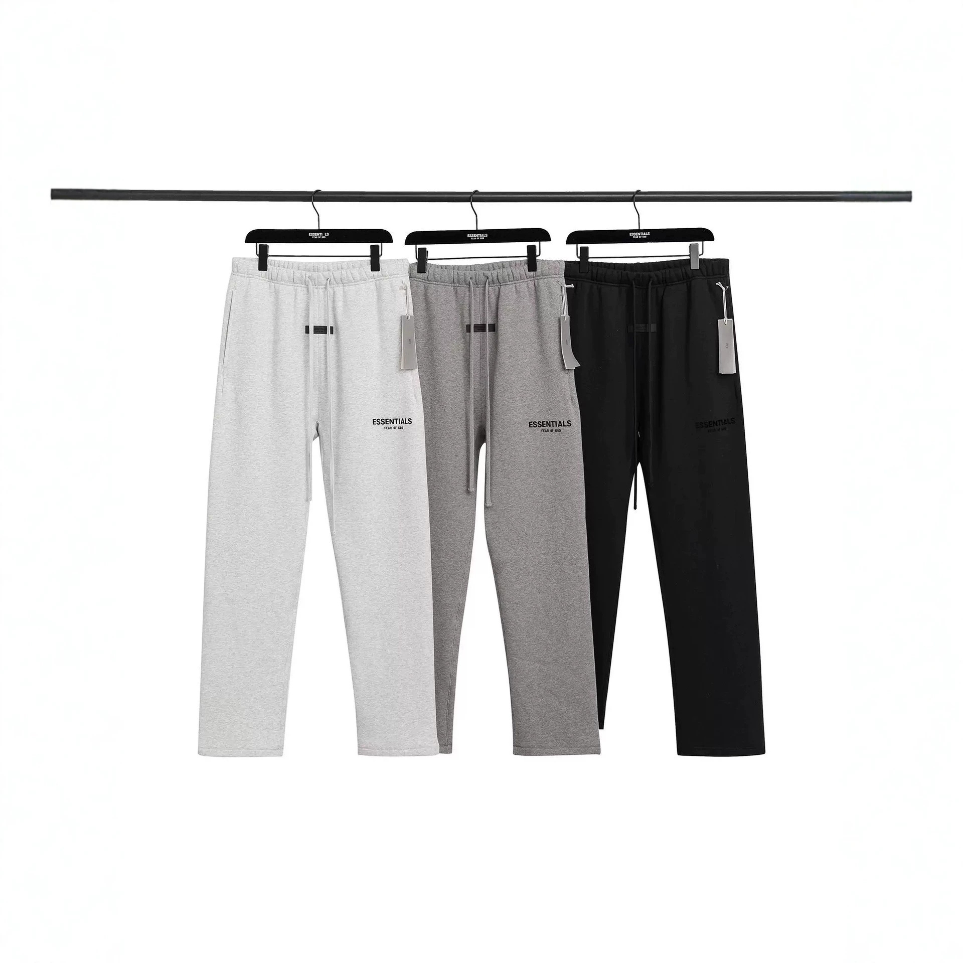 Cross-border FOG FEAR OF GOD ESSENTIALS pure cotton American-style straight-leg casual long pants for men