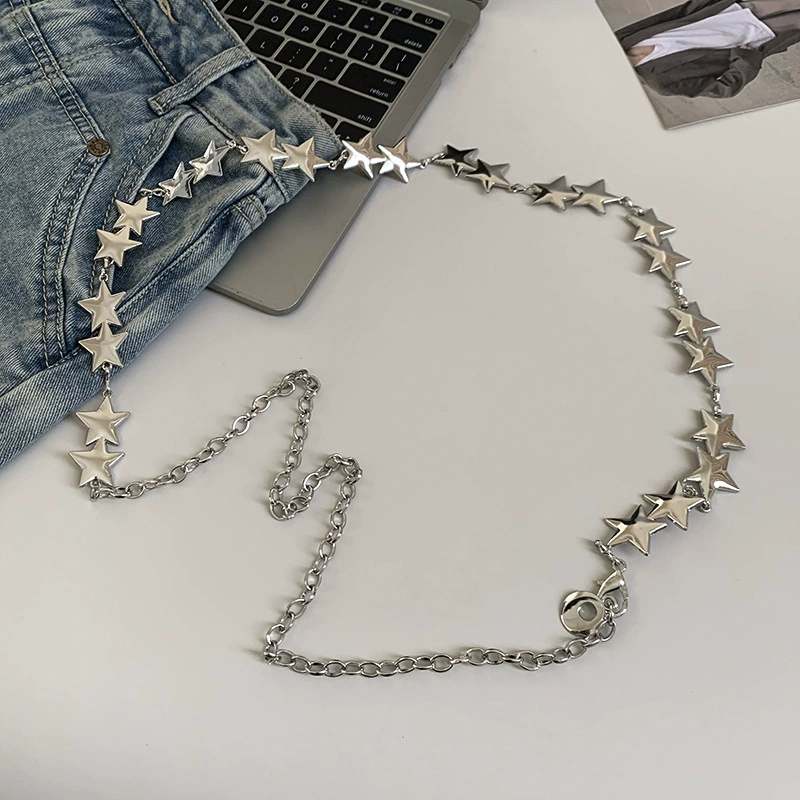 Retro belt, universal boho accessory, 120 cm adjustable metal buckle, high‑quality style