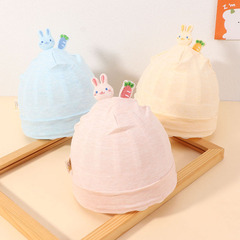 Newborn Baby Hat Summer Single Layer Firstborn Newborn Onion Rabbit Baby Hooded Hat