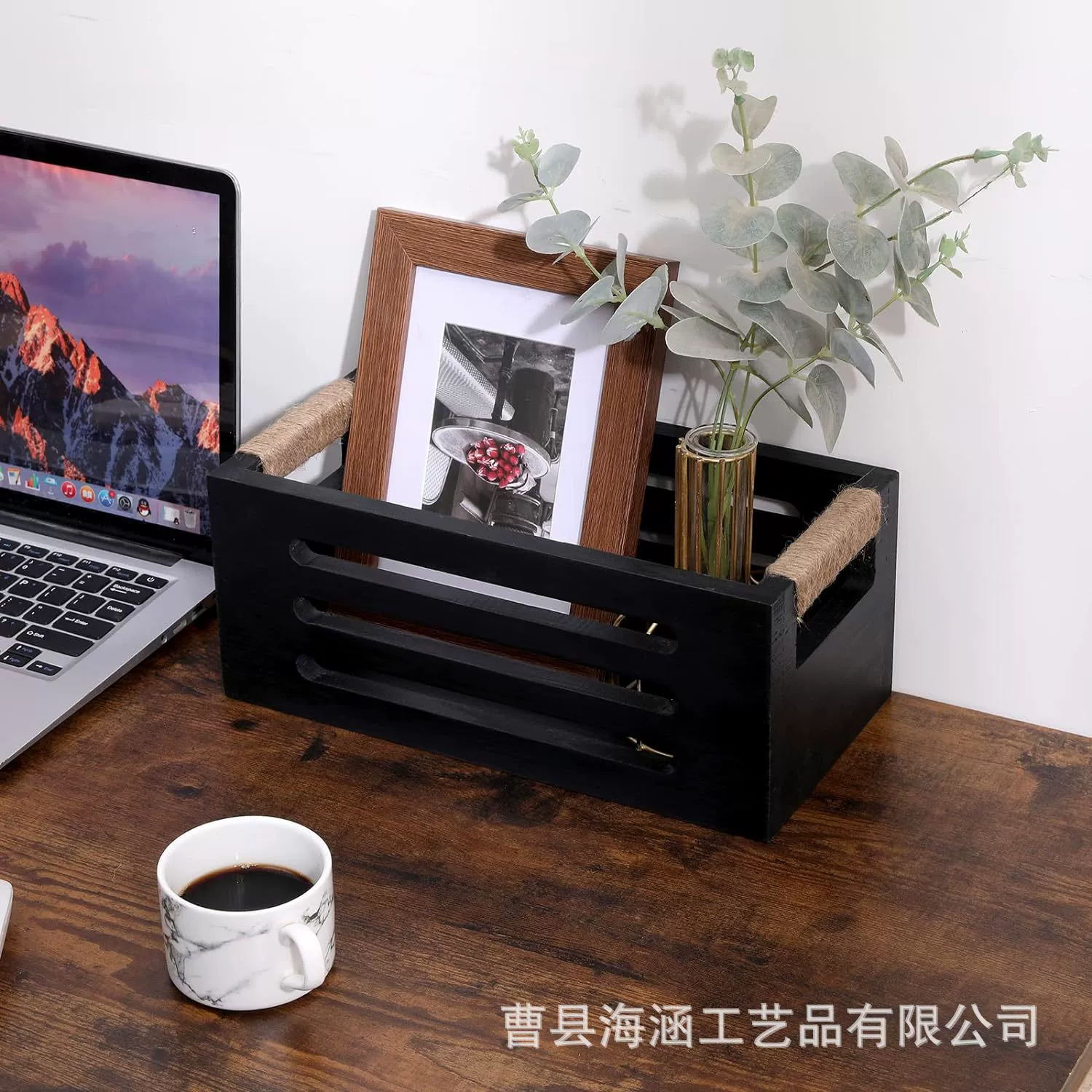 Настольная деревянная коробка для хранения Ретро ванная комната кухня Декоративная коробка для хранения мусора Пульт дистанционного управления файл коробка для хранения из массива дерева