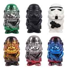 跨境热销星球大战磨烟器 锌合金黑白武士研磨器碎烟器烟具GRINDER