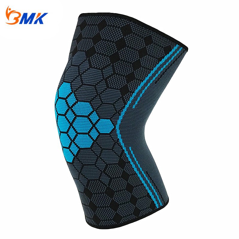 Rodillera deportiva de compresión con muelles de soporte y silicona antideslizante, ideal para correr, gimnasio y ciclismo