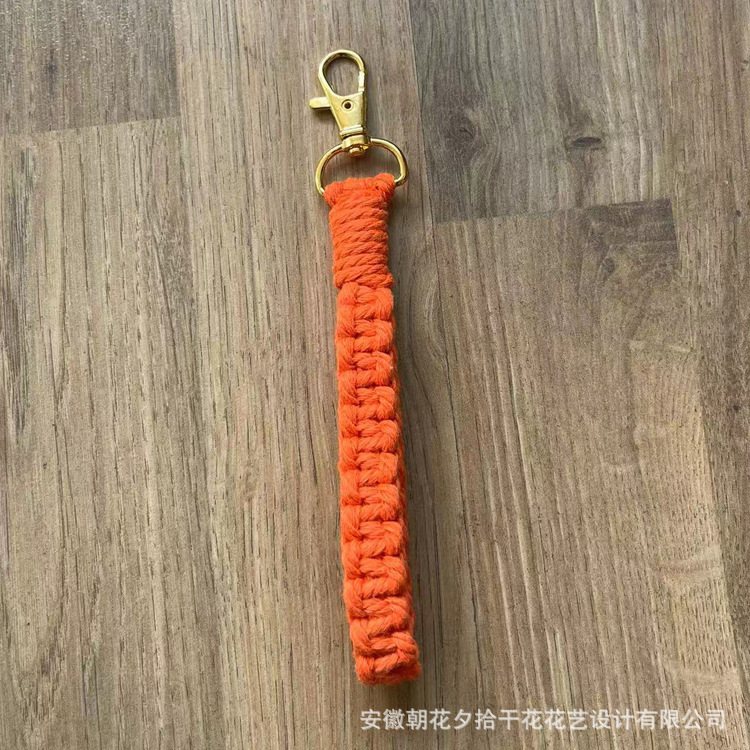 Llavero tejido a mano Nórdico tejido colgante bolsa colgante coche llavero lana llavero Navidad