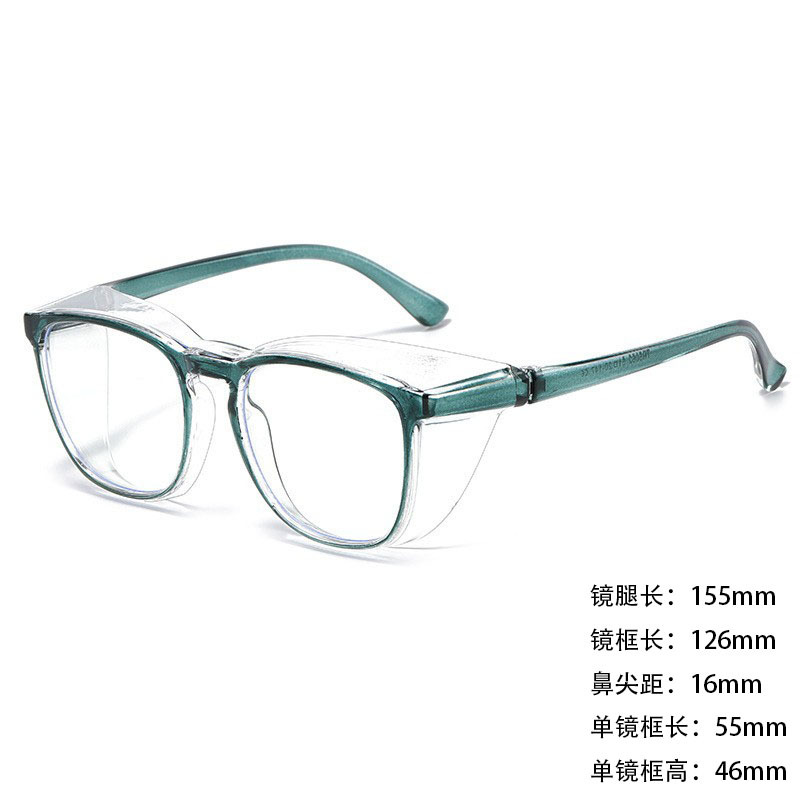 VGOファッションスポーツ99花粉防止メガネ防曇ブルーライト術後黒色保護目シリコンリング保護辺防風鏡