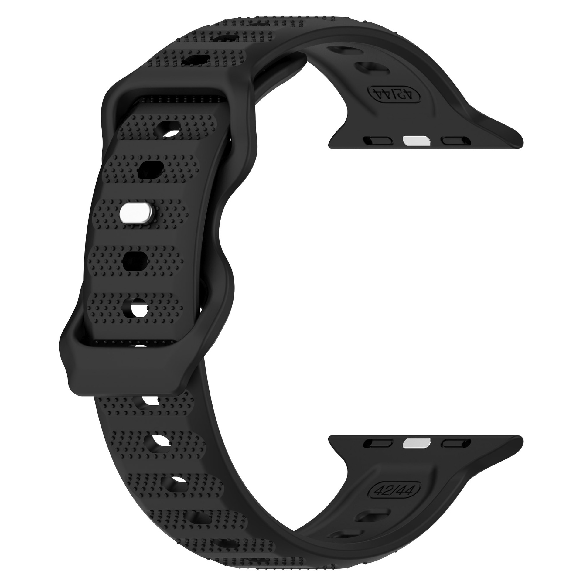 Modelos calientes transfronterizos para Apple iwatch Correa monocromo correa de silicona applewatch Ultra correa de reloj