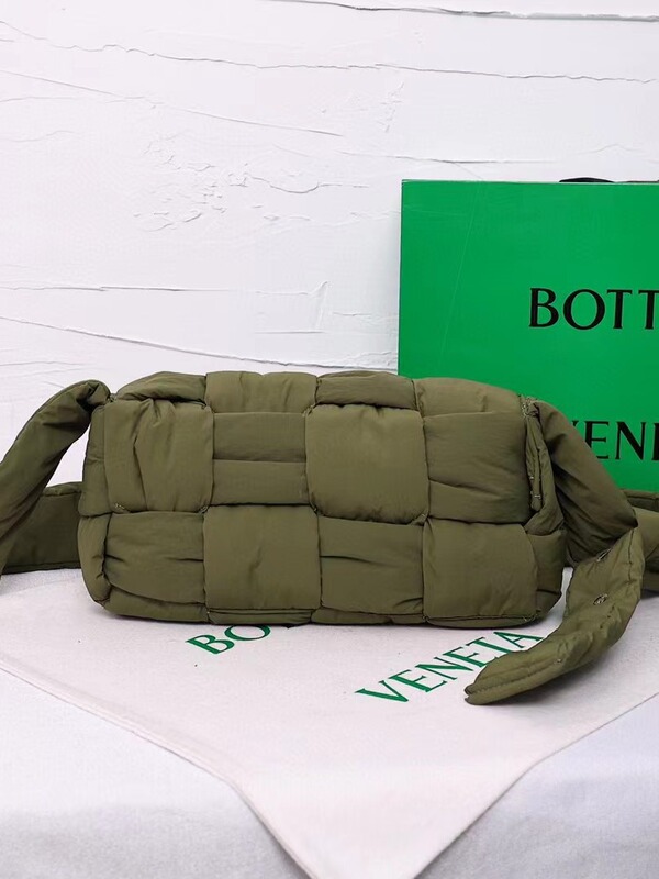 2024 New Summer Style Woven Splicing BV Nylon Bag Cloth Bag Crossbody Bag Soft and Comfortable Feel