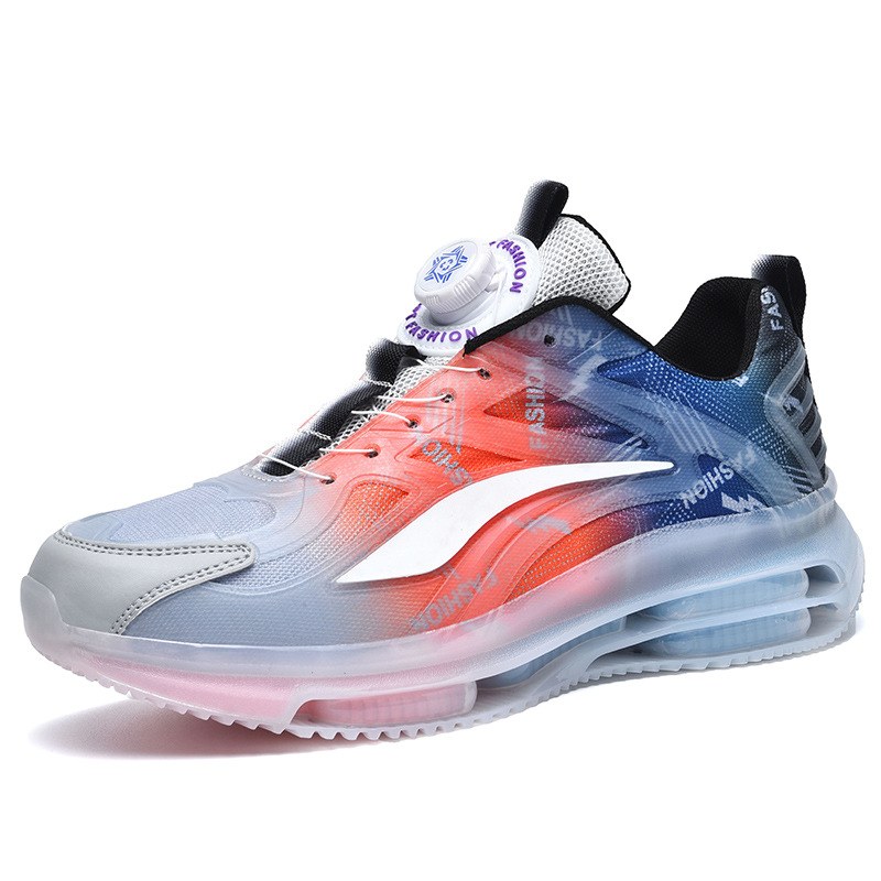 Zapatos de hombre de coco, superficie de malla transpirable, zapatos deportivos casuales, suela gruesa, aumento del colchón de aire, zapatos de moda de papá, venta al por mayor