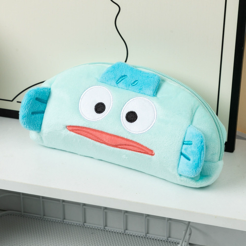 Plush Pencil Case Shida, capacious student organizer, 21.5×12.5×3 cm