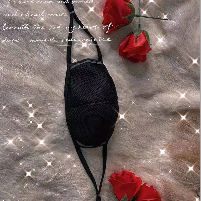 夏季男士3d户外活性炭挂耳立体防护骑行口罩滤芯面罩冬季防寒保暖