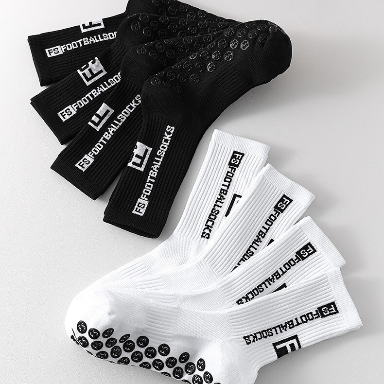 Cross-border sports socks, featuring anti-slip dots, long-length soccer socks, suitable for soccer, fitness, yoga, running, and outdoor activities Cross-border sports socks, featuring anti-slip dots, long-length soccer socks, suitable for soccer, fitness, yoga, running, and outdoor activities