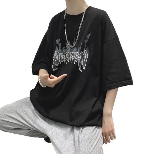 Heavyweight T-shirt for Men and Women, Design-Savvy, Niche, Summer Trend, Short-Sleeve, Streetwear Brand, High-End, American Style