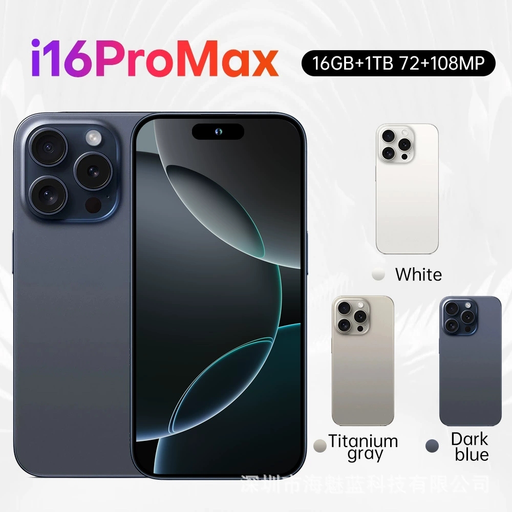 Мобильный телефон i16 Pro Max, дисплей 7,3 дюйма, 4G, 128 ГБ памяти
