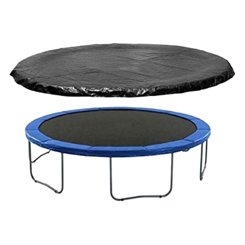 Children's commercial round trampoline black dust-proof rain cloth outdoor protective net adult spring jumping bed weatherproof rain cover