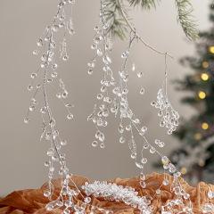 クリスマス装飾クリスマスツリー透明ins風アクリルアイスクリームストラップ周辺雰囲気シーン配置