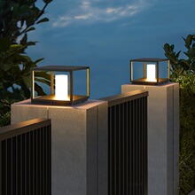 柱头灯太阳能户外灯防水围墙灯庭院灯别墅大门灯柱子灯室外门柱灯