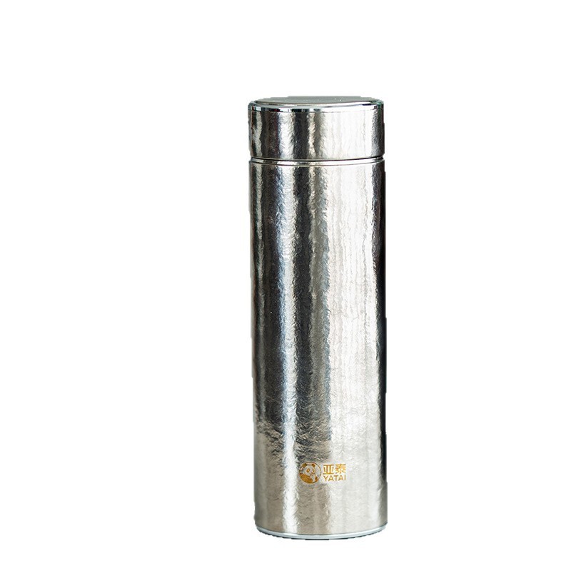 亚泰新款纯钛保温杯男女商务办公杯便携茶水分离泡茶杯水杯杯子|undefined
