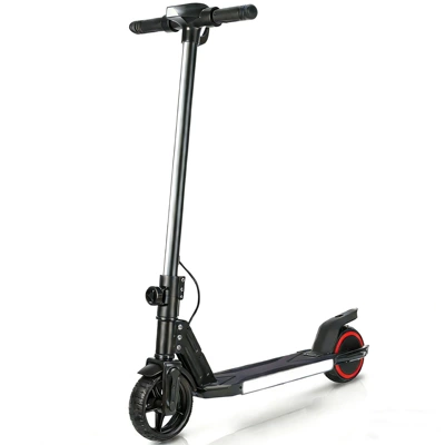 Rideker Cross-Border Two-Wheeled Children's Electric Scooter Rechargeable Model 6.3inch Portable Small Folding Children's Scooter Factory
