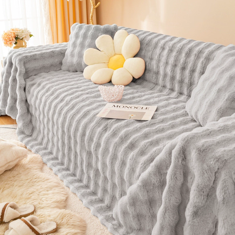 Plush winter cream universal sofa, 2023 collection