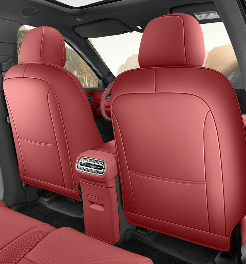 Suitable for Hongqi HS6 PHEV, 26 models of Hongqi HS6 car seat covers, full-coverage Nappa leather seat covers