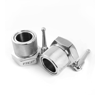 Tengtai TTCZ professional barbell lock power lifting barbell clip head pure steel 5kg a pair of professional buckles