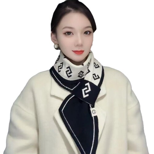 Women's Scarf 2025 Autumn/Winter New Fashionable Outerwear with High Quality Korean Style, Versatile and Warm, Stylish Neck Wrap