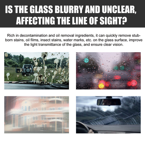 Rayhong car windshield cleaner, car windshield cleaning stain, rainproof and defogging cleaner