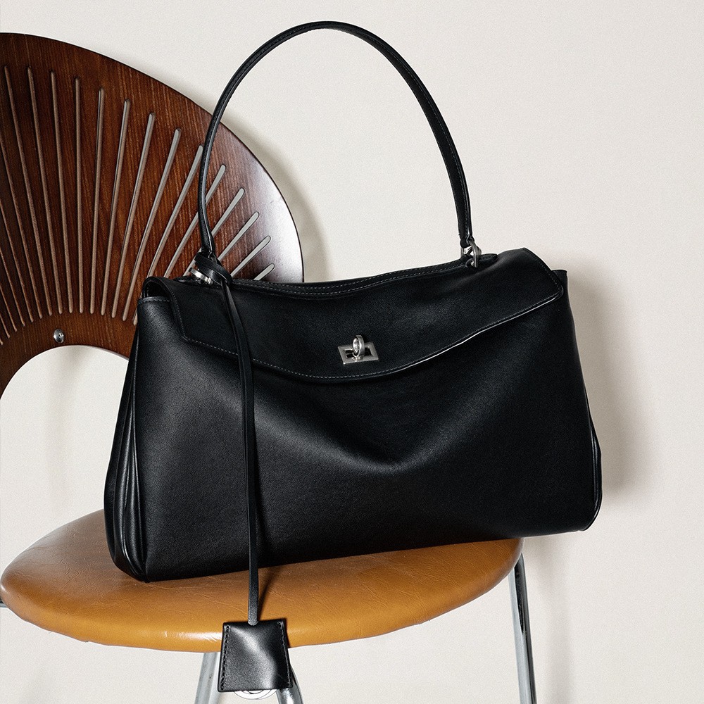 Autumn/Winter New Genuine Leather Women's Bag Luxury Matte Cowhide Tote Large Capacity Commuter Shoulder Bag - Thumbnail 4