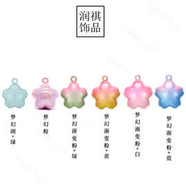 新款御守渐变水音铃水琴手机挂件开运浅草清水寺樱花铃铛diy挂件