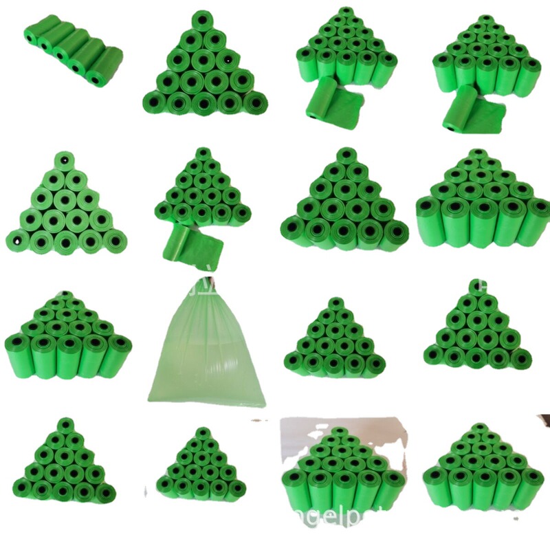 Pet supplies pet garbage bag biological compostable shit bag with fragrance disposable dog shit bag