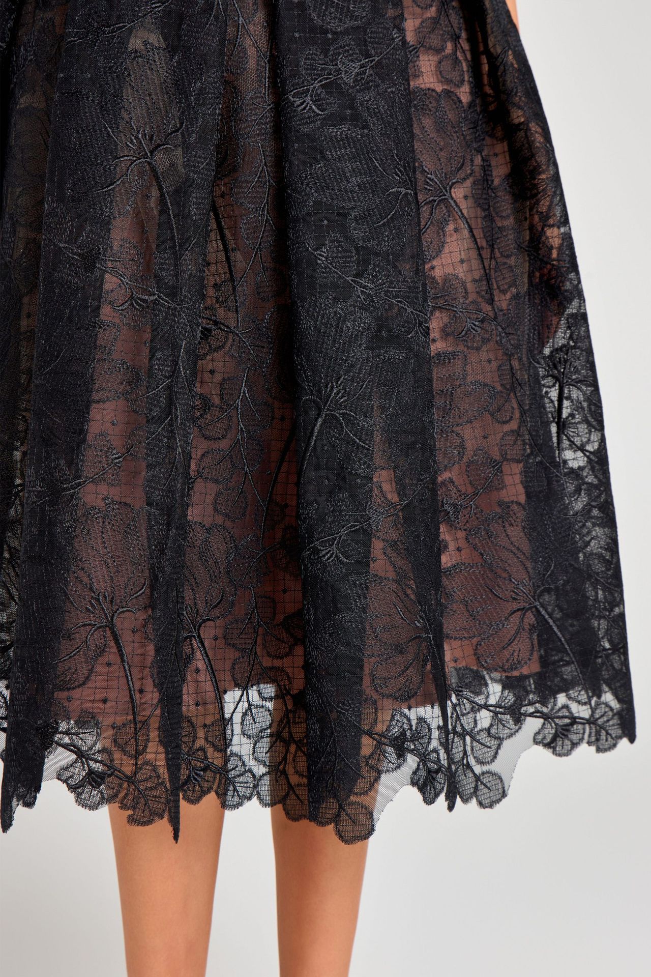 Summer New European And American Foreign Trade Cross-Border Evening Women's Tight Tube Top Sexy Embroidered Lace Dress_ecoleips.com