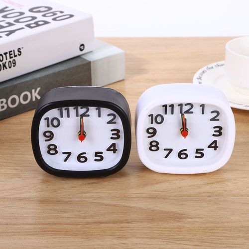 Fashionable and simple candy-colored student alarm clock creative home convenient reminder alarm clock bedroom wake-up bell manufacturer wholesale