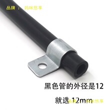 厂家直销304不锈钢单边管卡压线夹线缆固定扣P形扣网线骑马卡镀锌
