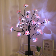Decorative creative atmosphere colored lights Christmas little night lights arrangement decorative lights indoor birthday gift plum blossom LED tree lights
