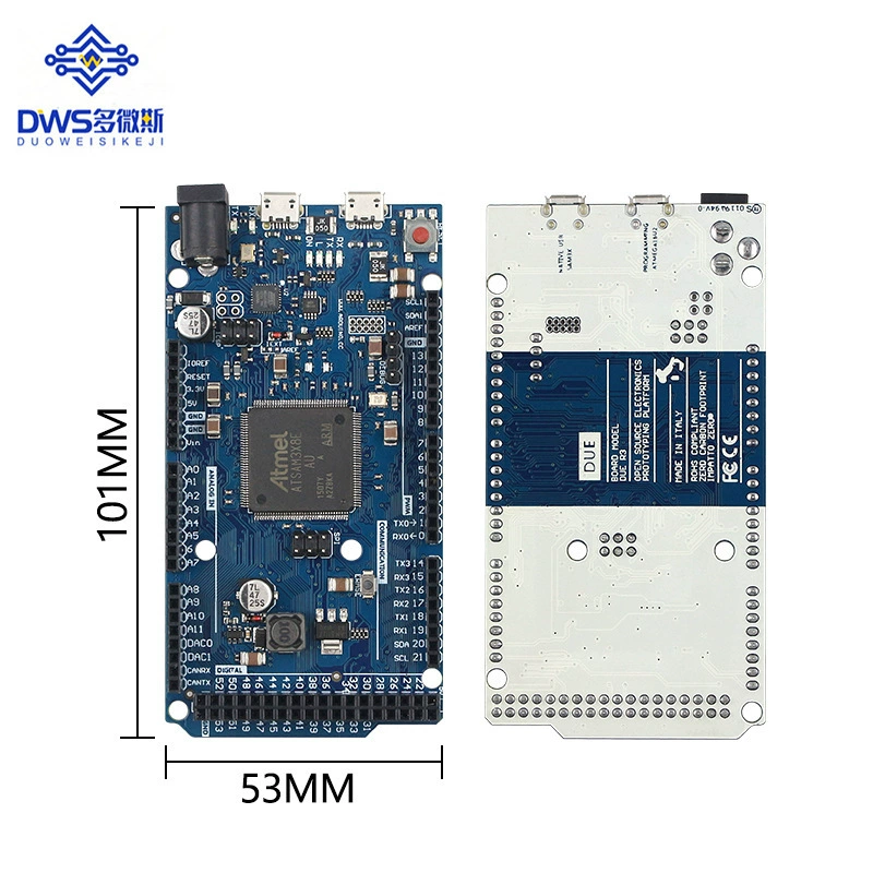 Плата разработки DUE R3, модуль управления на базе SAM3X8E 32-бит ARM, с кабелем данных