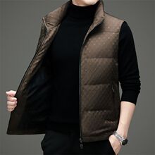 冬季新款男装保暖外套休闲百搭羽绒服马甲