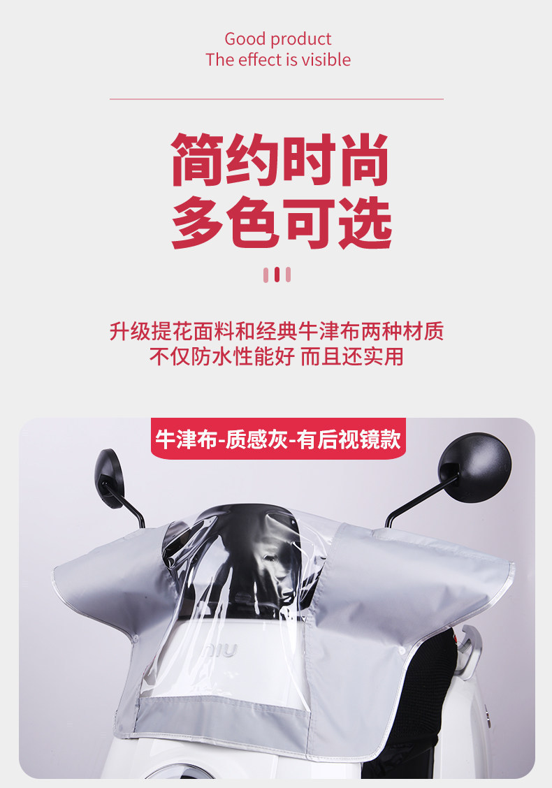 Electric Motorcycle Dashboard Rain Cover, Central Control Rain Cover, Bicycle Electric Scooter Front Cover, Dustproof and Waterproof Cover