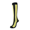 Yellow and black vertical stripes