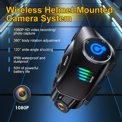Bluetooth Headset Driving Recorder: Motorcycle Helmet Headset