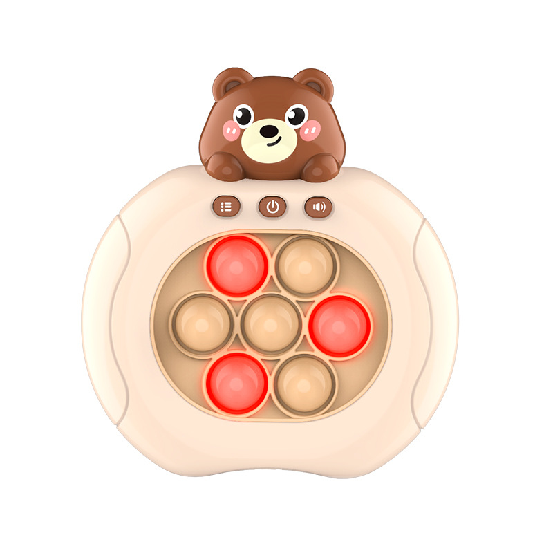 Bloques de construcción educativos para niños, juguete de lógica Whack-a-Mole para aliviar el estrés, consola de juegos original de Amazon, tipo press-and-play.
