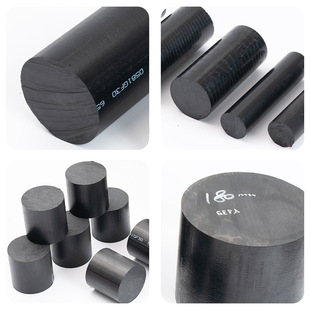 Spot Black Pps Rod Processing High Temperature Resistant Anti-Static Plus Fiberglass Cnc Processing Polyphenylene Sulfide Pps Rod