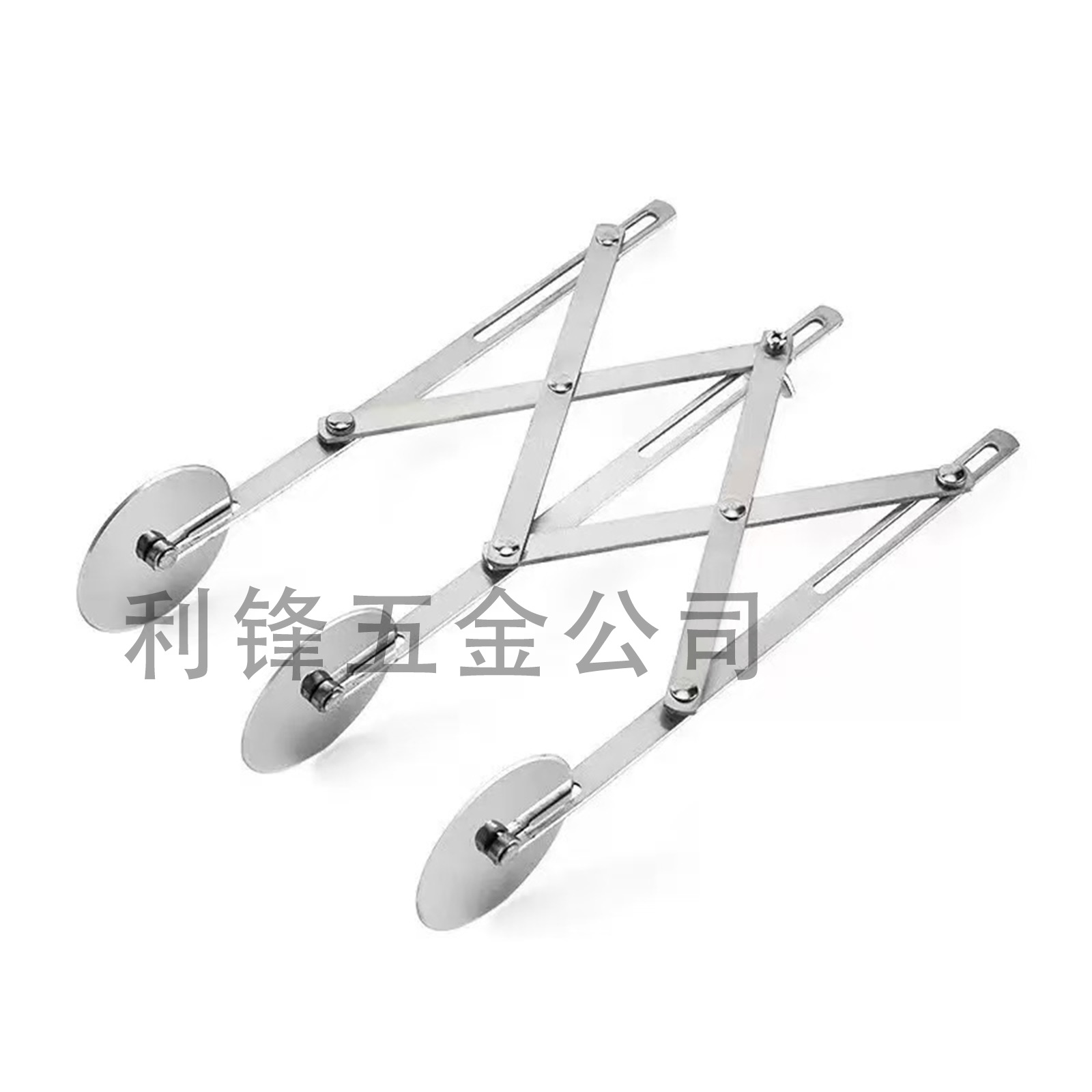 跨境披萨刀烘焙压花工具双轮切刀大花边刀全钢压花刀多功能花边器