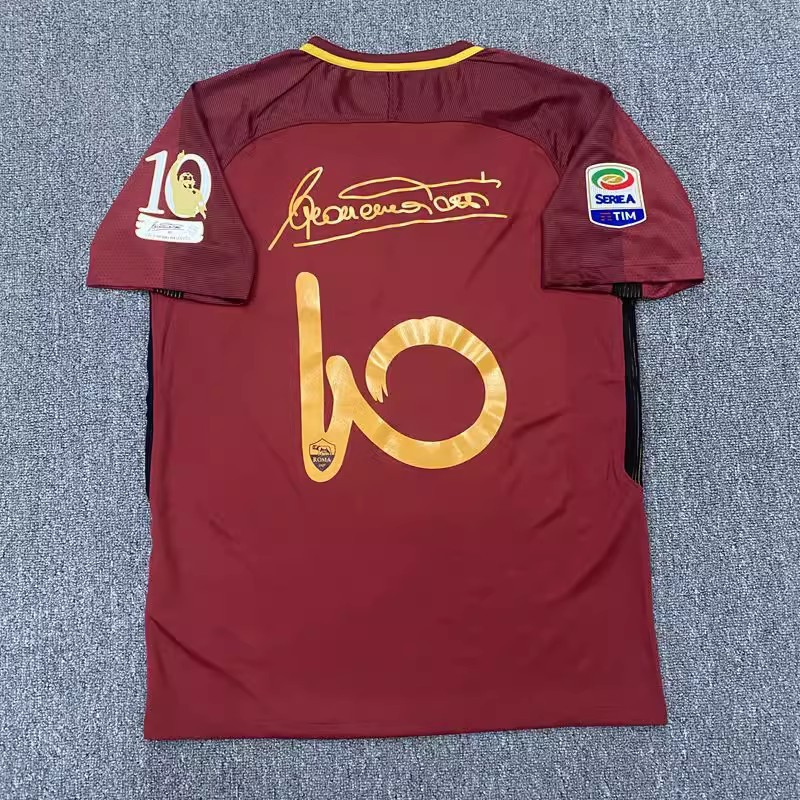 Francesco Totti x Nike x AS Roma Retro 2016/17 Home Farewell Jersey Maroon