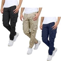 款代发跨境新款Men's 3 Pack Flex Stretch Cotton Cargo